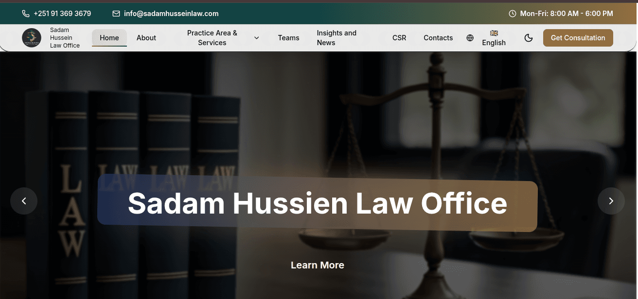 Shadam Hussain - Portfolio Website
